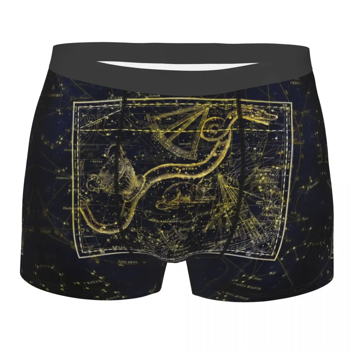 

Space Constellation Zodiac Astrology Underpants Breathbale Panties Man Underwear Ventilate Shorts Boxer Briefs