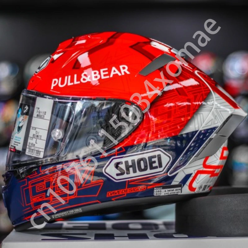 X-FOURTEEN マルケス5 TC-1 RED／WHITE Webike | SHOEI ショウエイ X-14 MARQUEZ5［X-FOURTEEN エックス