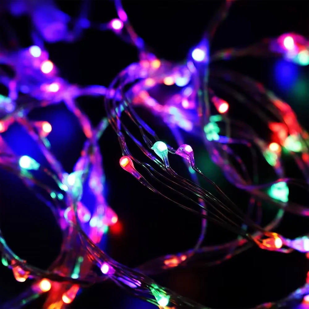 Enchanted LED Fairy Curtain Lights with Remote - 8 Mode USB String Lights for Indoor & Outdoor Decor