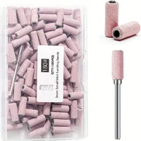 100Pcs Professional Nail Drill Sanding Bands, Unscented Nail Drill Bits for Manicure and Pedicure Tools 1