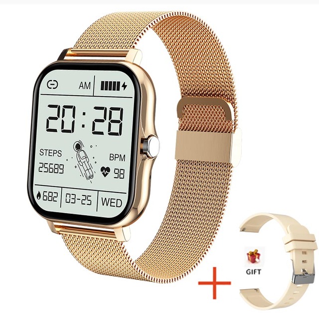 New Smart Watch Women Fashion Bluetooth Call Watch Fitness Tracker Waterproof Sports Ladies Men Smartwatch For Android IOS
