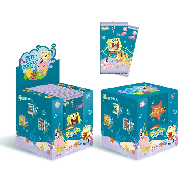SpongeBob SquarePants Classic Anime Characters Patrick Star Tentacles Original Box Collecting Hobbies Card Children's Gift 3