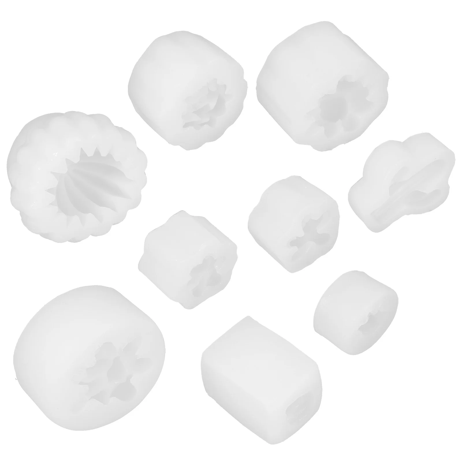 Stampi In Cera Per Stampi In Silicone Epossidico Da 9 Pezzi Per La Realizzazione Di Strumenti Succosi Candele Fai Da Te Artigianali