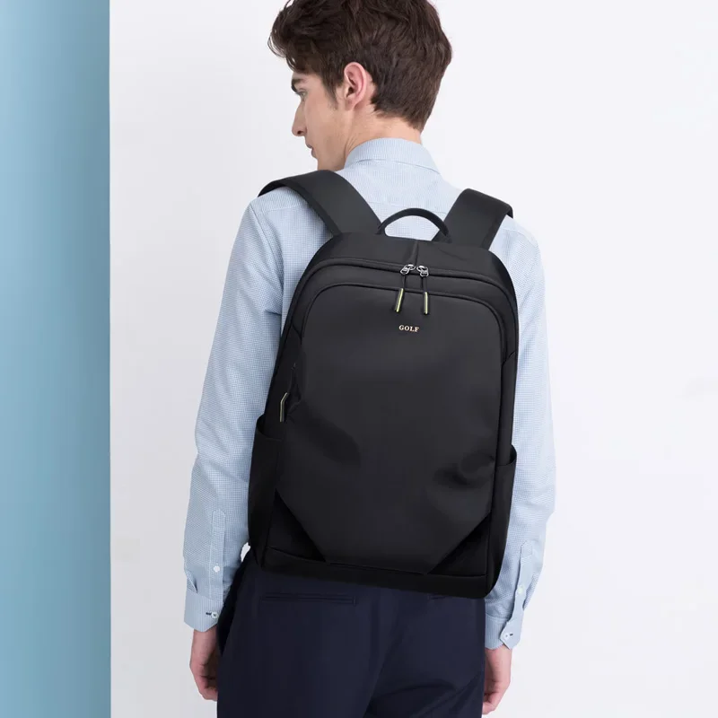 GOLF Men's Backpack with Laptop Compartment Headphone Port 15.6 Inch Multifunctional Computer Backpack Business College Student 5