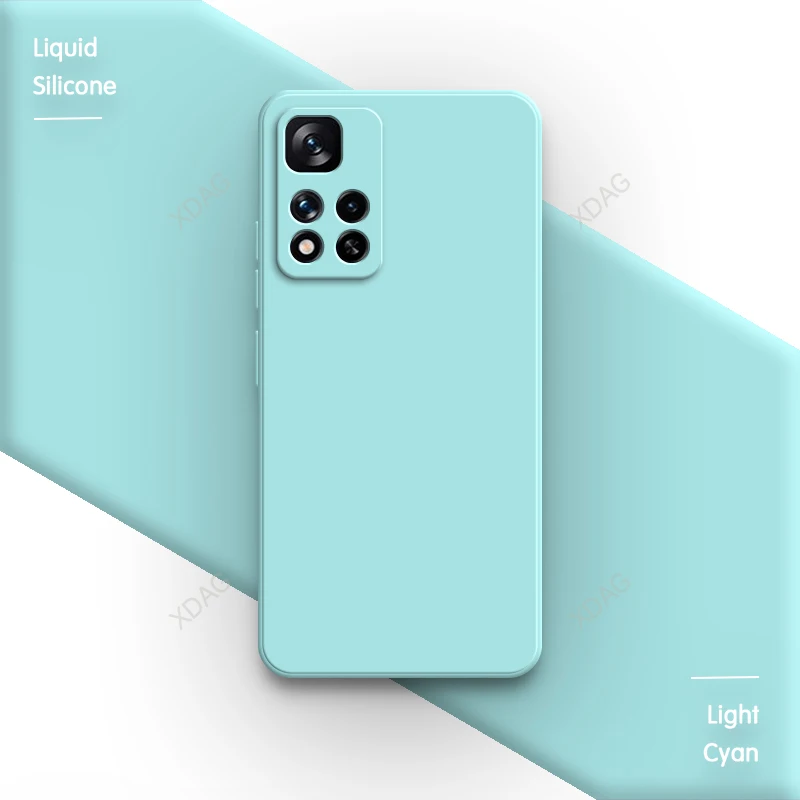 Sleek Liquid Silicone Phone Case - Soft, Protective Cover for Xiaomi Redmi Note Series