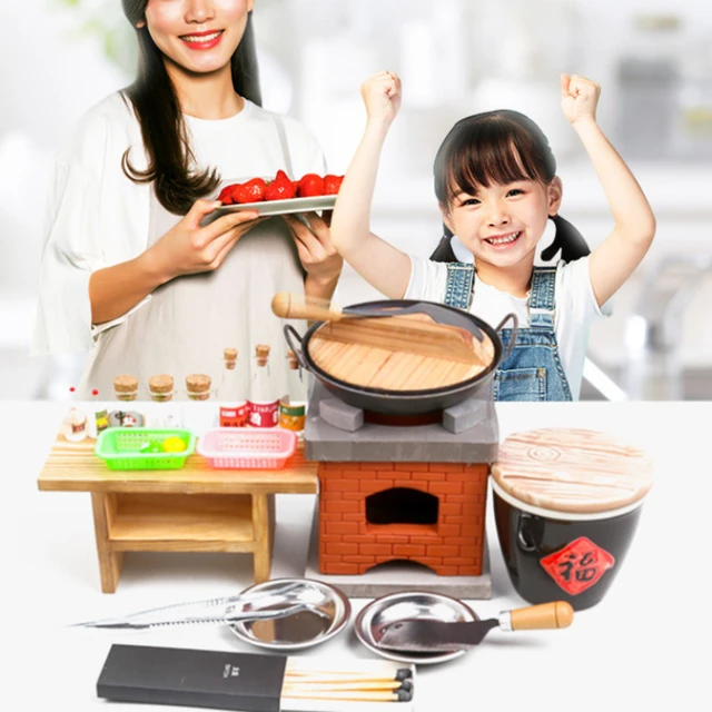 Miniature Real Cooking Kitchen Set : cook real mini edible food