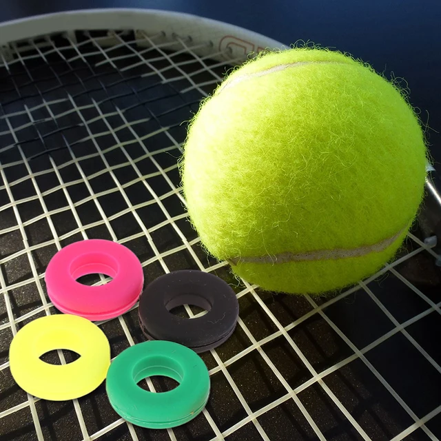 1Pc/8Pcs Reduce Tennis Racquet Shock Absorber Colorful Professional Vibration Dampeners Tennis Racket Accessories Damper 3