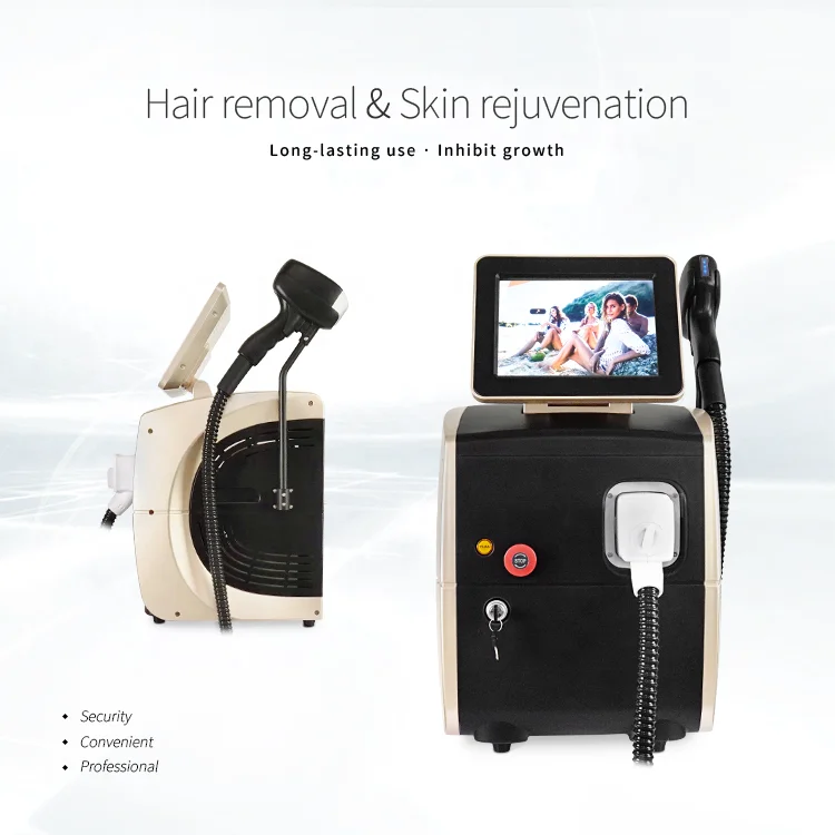 Professional Portable 808Nm Diode Laser Permanent Hair Removal Machine Beauty Salon Or Hospital