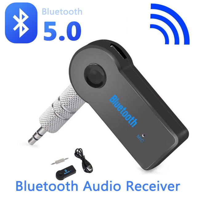 2 In 1 Wireless Bluetooth 5.0 Transceiver Adapter 3.5mm Car Music