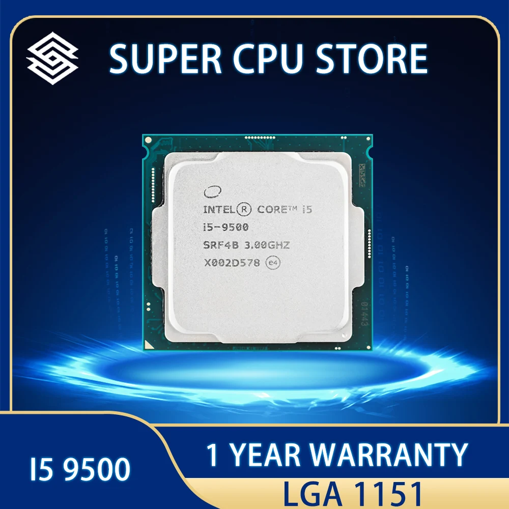

Бывший в употреблении процессор Intel Core i5 9500 3,0 ГГц шестиядерный шестипоточный процессор 65 Вт 9M процессор LGA 1151