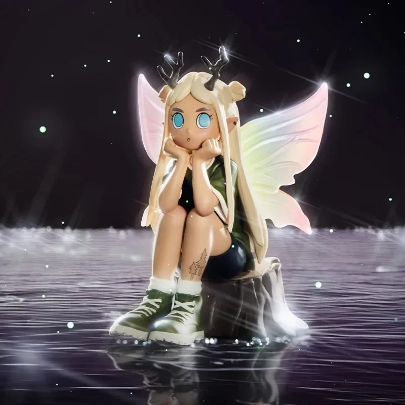 POP MART Peach Riot Punk Fairy Series Blind Box Toys Guess Bag Mystery Box Mistery Caixa Action Figure Surpresa Cute Model Birth