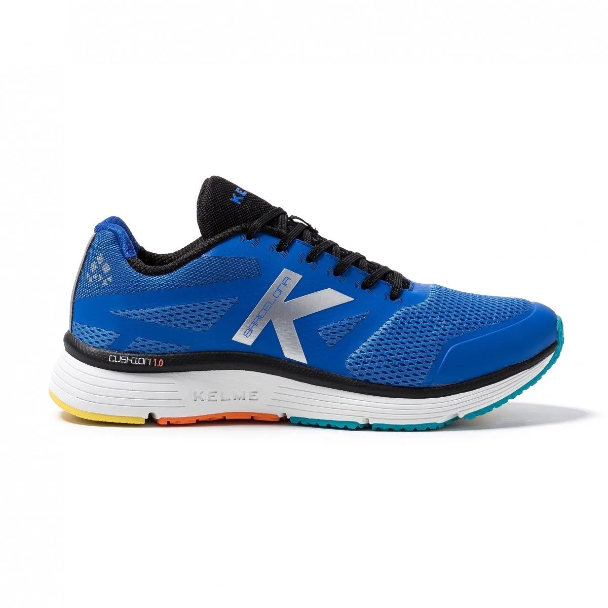 Kelme official shop Cushion Barcelona Royal Unisex Running shoes made in  synth textile 46949 703 spring summer|Running Shoes| - AliExpress