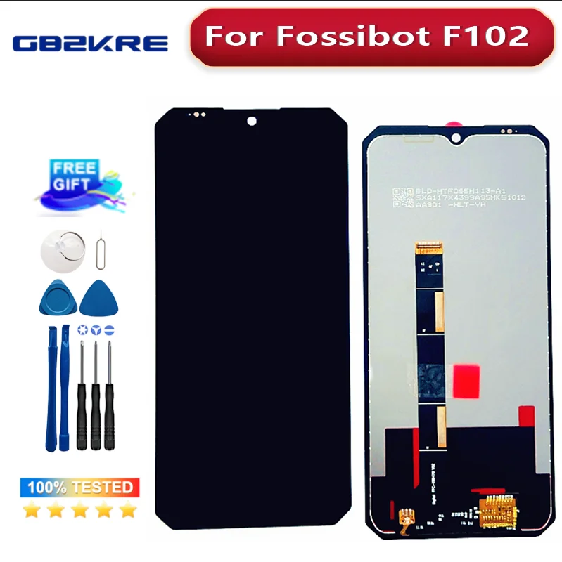 

New Original For Fossibot F102 LCD Screen Phone Replacement For fossibot f 102 LCD Display Touch Screen Digitizer Assembly