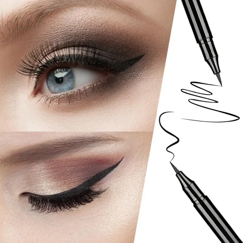 Waterproof Quick Dry Liquid Eyeliner Sweatproof Anti oil Smudge Proof