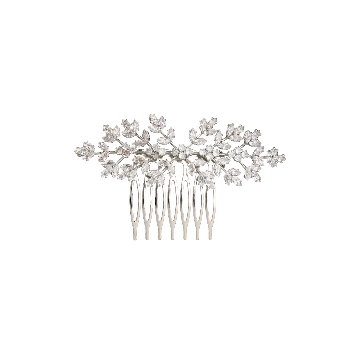 Bridal Hair Accessories Wedding Hair Comb with Zircon Bridal Side Comb for Women and Girls
