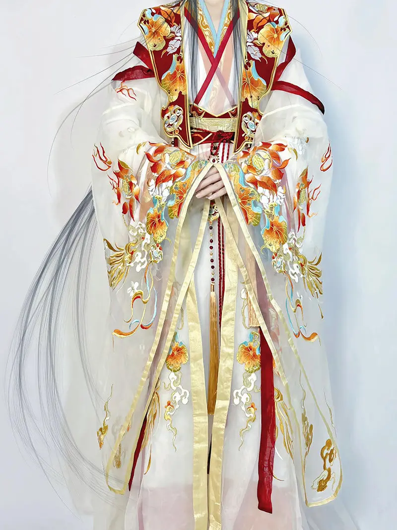 Hanfu Embroidery Chest Improvement Brocade Summer Daily Chinese Style Ancient Costume - Image 3