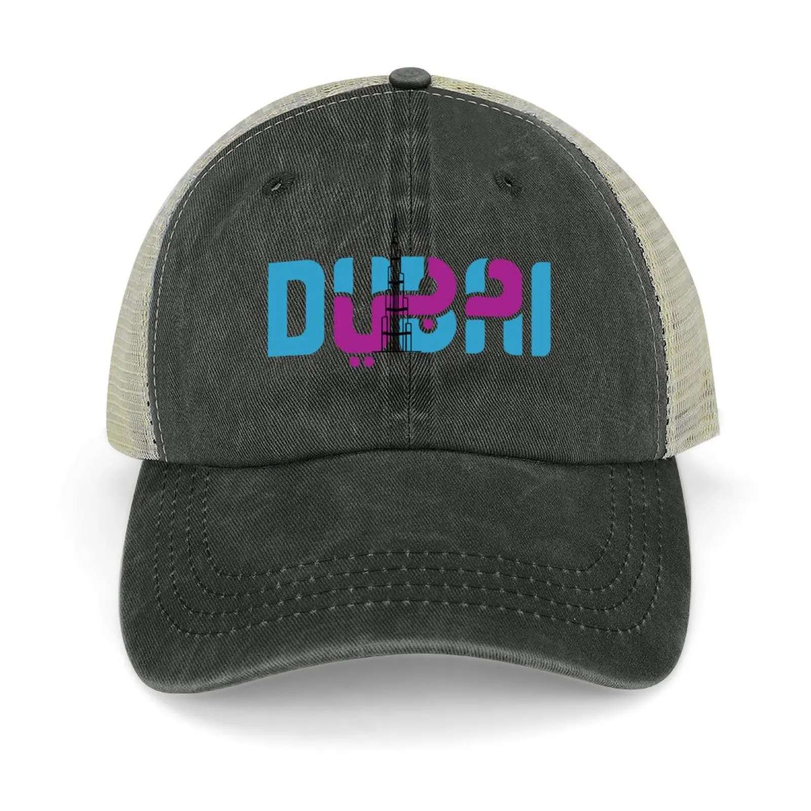 

Dubai logo Cowboy Hat Horse Hat Rugby Custom Cap For Women Men's