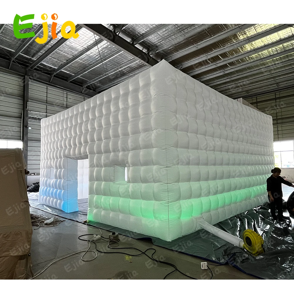 Oxford 20/26ft  Inflatable Night Club/ Large Inflatable Party Tent - Disco Cube Portable Tent with Blower For Backyard Parties 4