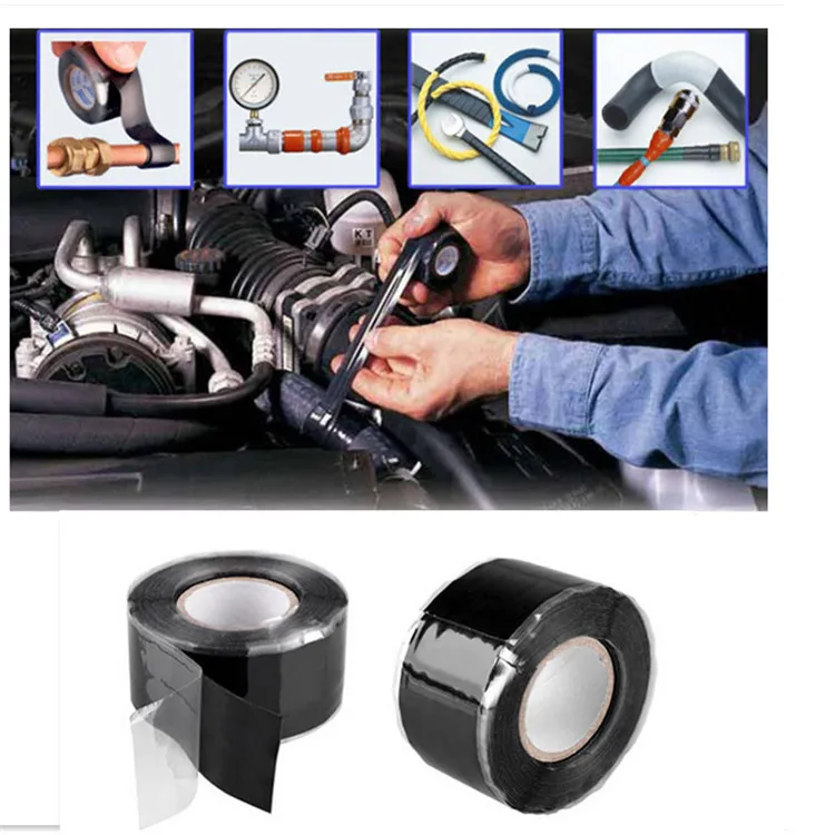 

Super Strong Waterproof Stop Leaks Seal Repair Performance Silicone Adhesive Insulating Duct Tapes