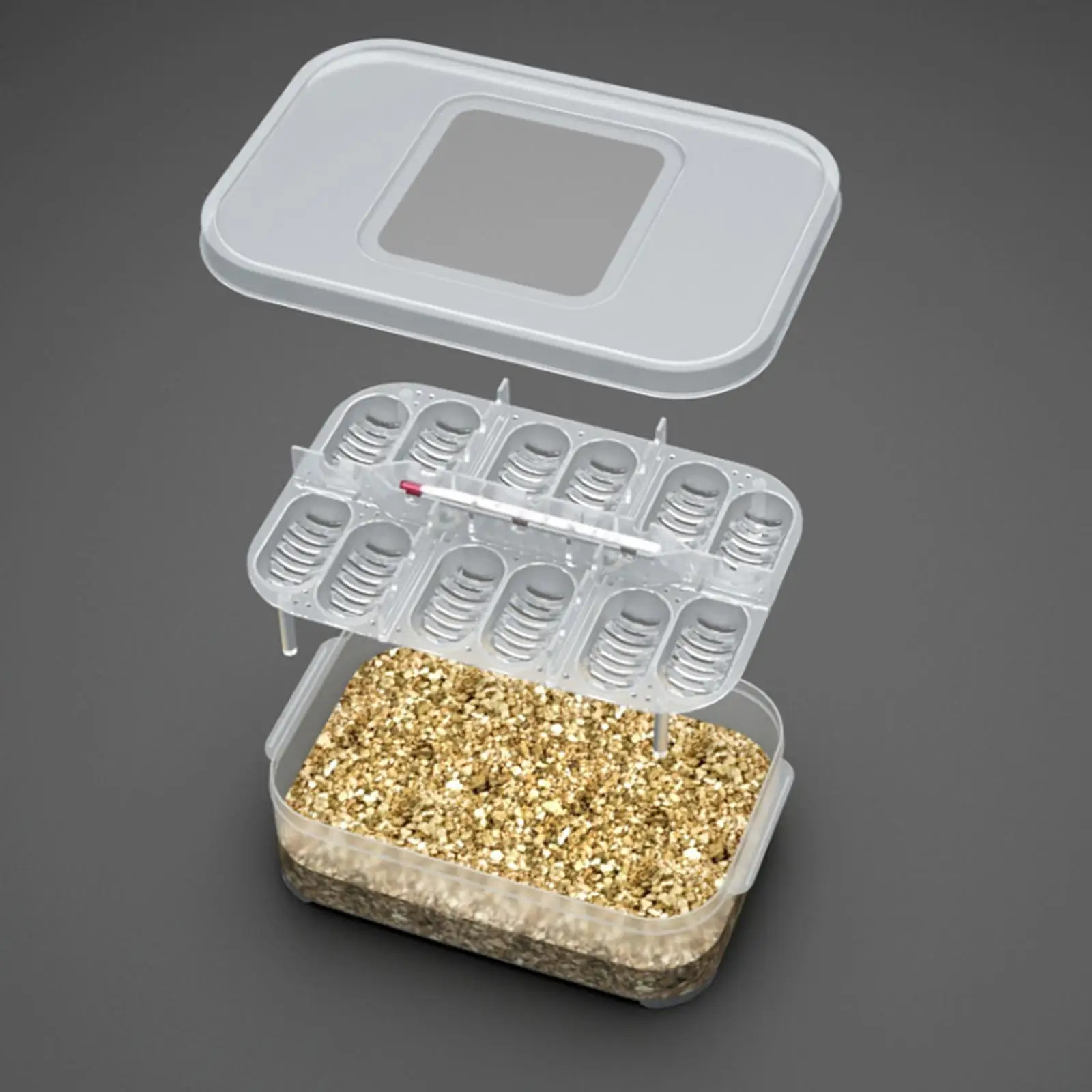 Reptile Breeding Box Incubator Suspended Hatchery Box Tool DIY Container for Hatching Incubation Breeding Supplies Turtles Gecko