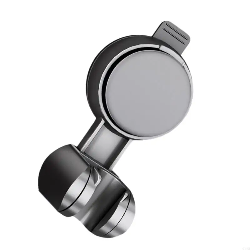 Q39B Multipurpose Adjustable Shower Head Holders Wall Mounted Brackets with Solid Grip Sturdy Plastic Materials Accessory