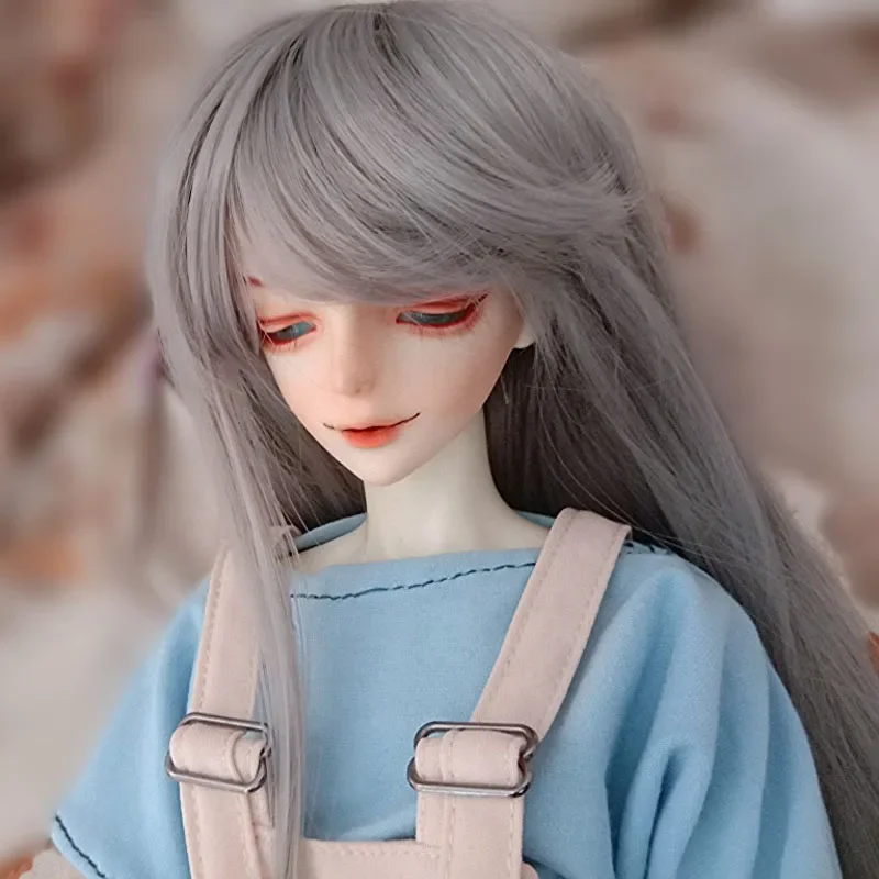 1/3 1/4 1/6 1/8 1/12 high temperature fiber hair BJD SD doll wig long straight doll wig 25 colors