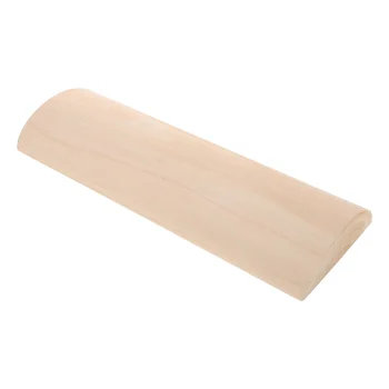 Sauna Pillow Wooden Cervical Lumbar Spine Wear-resistant Carved Neck Pain Steam Room
