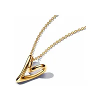 Collier en argent sterling 925% à la mode, série love, personnalisé avec zircon, pour femmes, bijoux, cadeau d'anniversaire 6