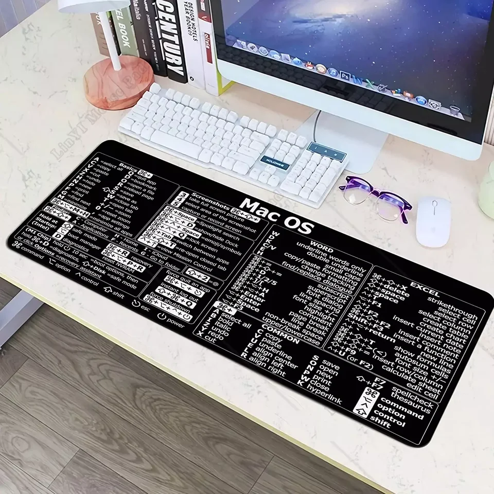 Tappetino Per Mouse Extra Large Con Scorciatoie After Effects - 80x30 Cm - Cheat Sheet Adobe AE Impermeabile - Regalo Per Grafici E Video Editor - 5