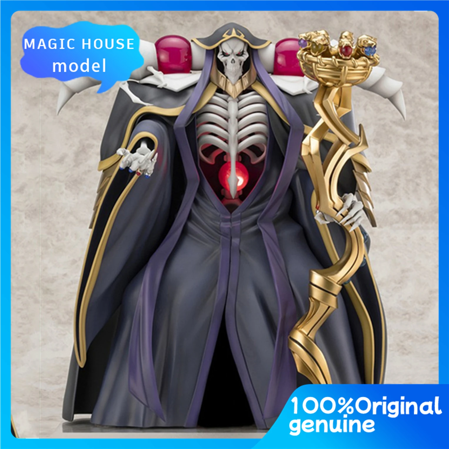 

F:NEX Original:OVERLORD Ainz Ooal Gown 32cm PVC Action Figure Anime Figure Model Toys Figure Collection Doll Gift