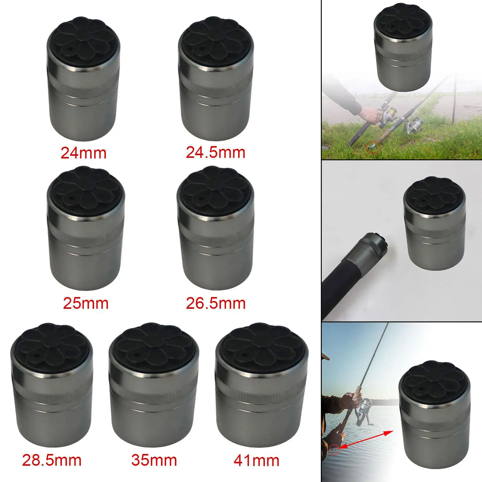 Fishing Rod Caps Fishing Pole End Cap End Cover Protector for Repair  Building DIY - AliExpress