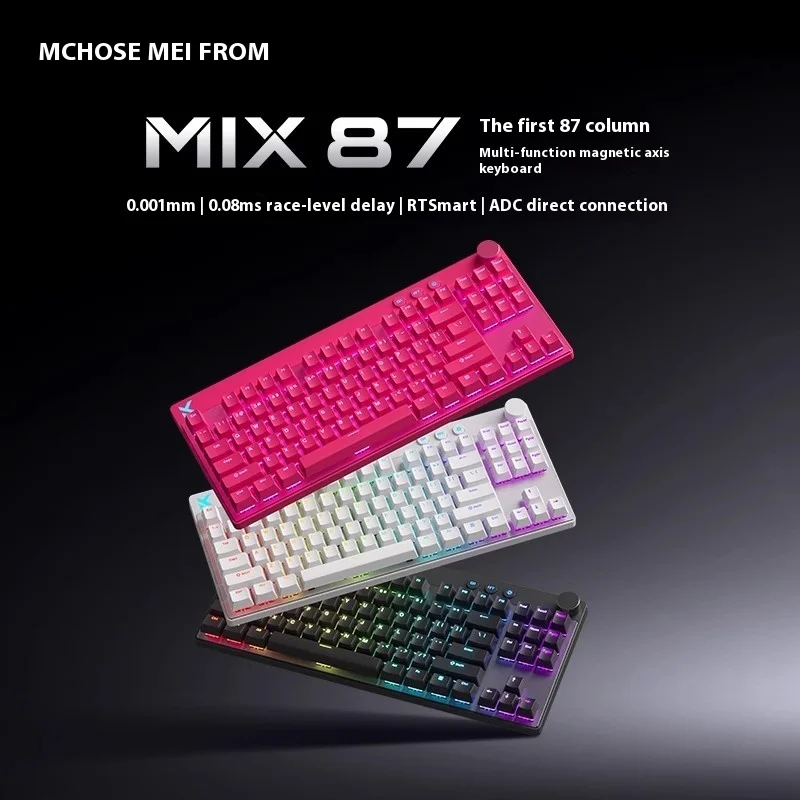 MCHOSE Mix 87 8K Magnetic Switch Mechanical Keyboard Wired E
