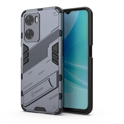 Durable Anti - Knock Armor Phone Holder Case with Full Coverage Protection - Oppo A57e (Gray)