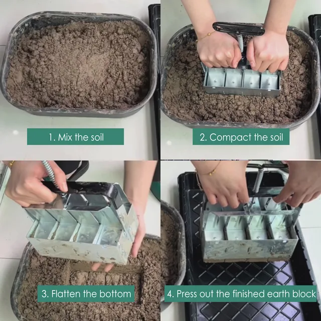2inch Soil Block Making Tools 4