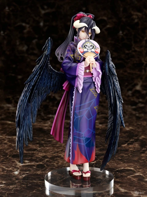 New OVERLORD Sexy Anime Girls In Yukata Anime Figure Albedo Kawaii Doll  Model PVC Ornaments Collection Toy Gifts