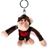 Special Wolf And Blue Bird Key Chain Classic 3D Monkey Gorilla Model Stuffed Animal Keyring Soft Doll Keyfob Gift For Lover 6