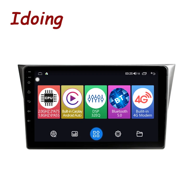 Idoing 9 Car Android Auto Radio Player For Subaru Wrx Forester Impreza 