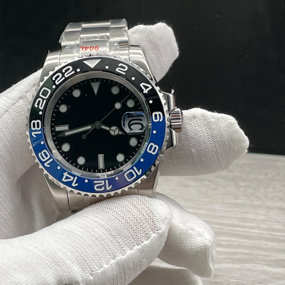 Diving Luxury NH35A Automatic Men Watches Full Steel Wristwatch Oyster Bracelet Sterle Dial Reloj Hombre Waterproof Auto Clock