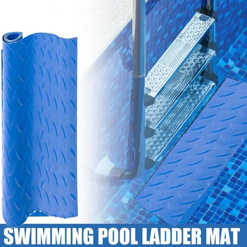 

Swimming Pool Ladder Mat Non-slip Protective Pool Stair Pad Liner Between Stairs And The Pool For Prevent Slipping Materials PVC