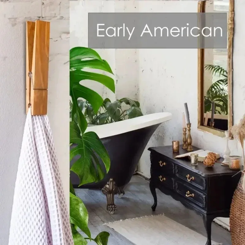 Towel holder 1pc Extra-Large Wooden Clip Towel Holder Set Bathroom Decor Wall-Mounted Towel Rack Multipurpose Home Laundry Decoration