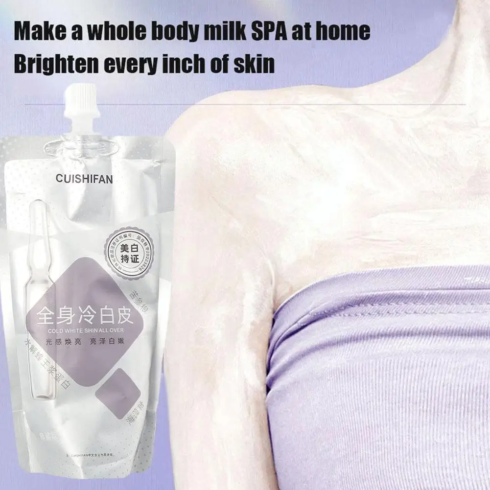 Body Whitening Cream Cold White Skin All Over Moisturizing Brightening Cream Skin Products Long Lasting Fragrance Bleaching K8Y4