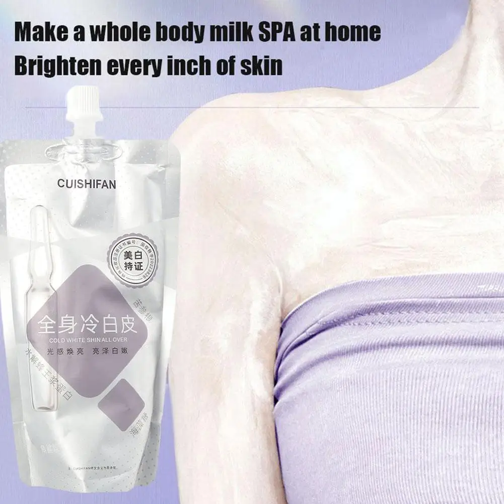 

Body Whitening Cream Cold White Skin All Over Moisturizing Brightening Cream Skin Products Long Lasting Fragrance Bleaching K8Y4
