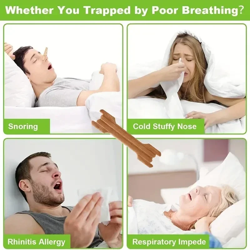 50/100Pcs Anti Snoring Nasal Strips for Way Help Breathing Reduce Snoring Nasal Strips Better Sleep Easier Breath Aid Decive 6