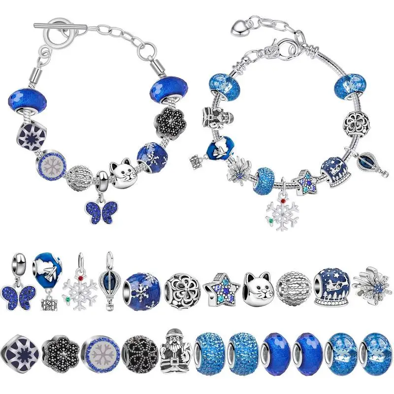 Christmas Charm Bracelet Advent Calendar Christmas Calendar Gift Boxes Themed Wedding Party Favors For Kids Children christmas countdown calendar christmas advent calendar