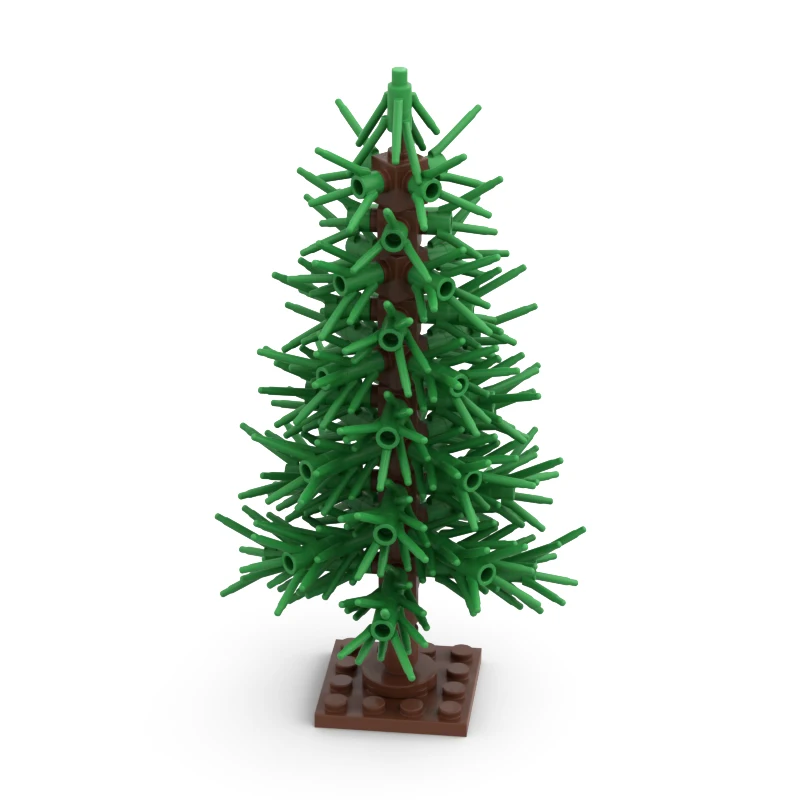 MOC DIY Dschungel-Garten & Baum-Bausteine - Hoflandschaft-Steine Kompatibel mit Großen Stadtansicht-Sets – Detail 2