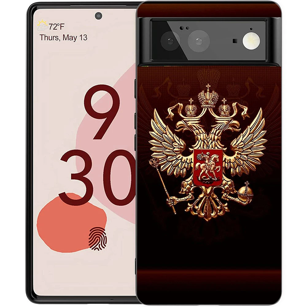 Russian Flag Shockproof Silicone Phone Case - Soft TPU Protective Cover