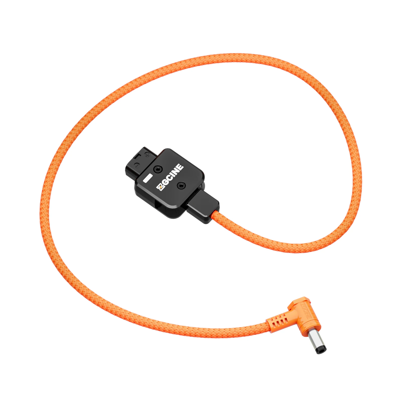 ZGCINE D-Tap-DC 전원 케이블 5.5*2.5(편조 와이어)180 ° 회전 가능, 카메라/모니터/조명에 전원을 공급하는 외부 D-Tap 배터리