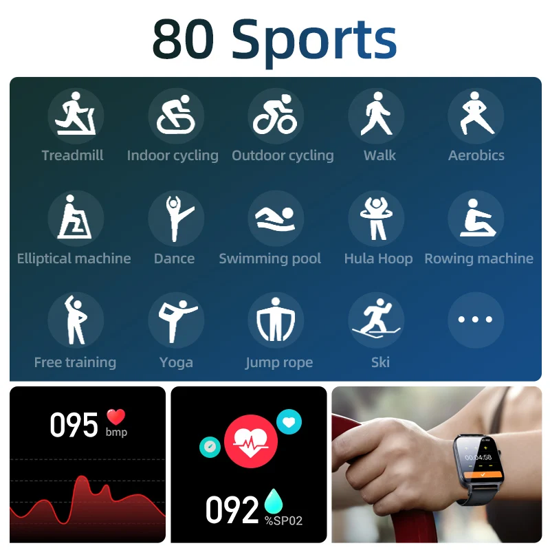 Joyroom FT5  ȭ Ʈ ġ 1.83 &ü ȭ ɹڼ   80   Smartwatch