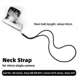 Universal Camera Wrist Strap Hand Lanyard Anti - Lost Rope (1pcs Neck Strap)