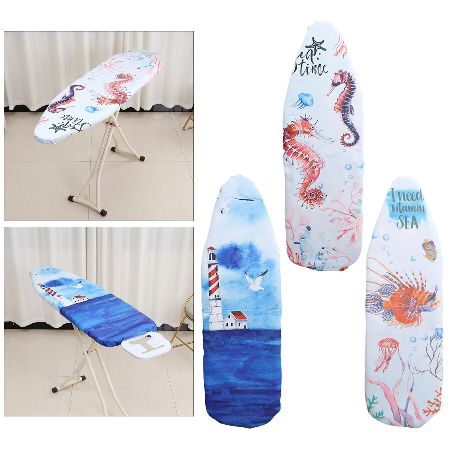 140x50cm Ironing Board Padded Cover Nonslip Heat Insulation Ironing Table Cover Protector for Home Cleaning Tools Families ironing board mat ironing board cover ironing protection pad
